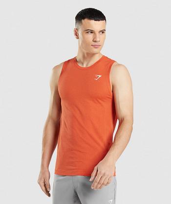 Camiseta Tirantes Gymshark Vital Seamless Light Hombre Naranjas | CO 3201XYU